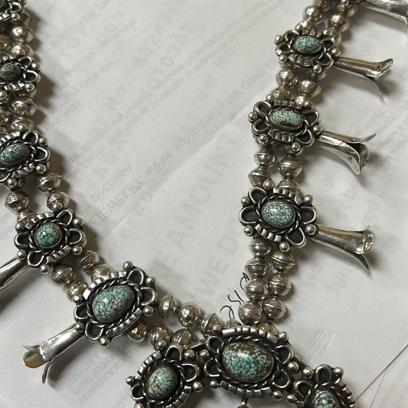 Vintage Native Americans Sterling Silver Turquoise - Picture 4 of 6